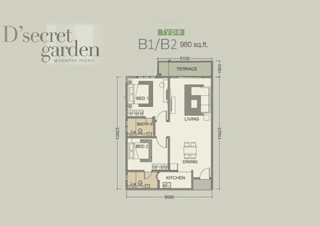 D Secret 2br Luxury * Johor Bahru